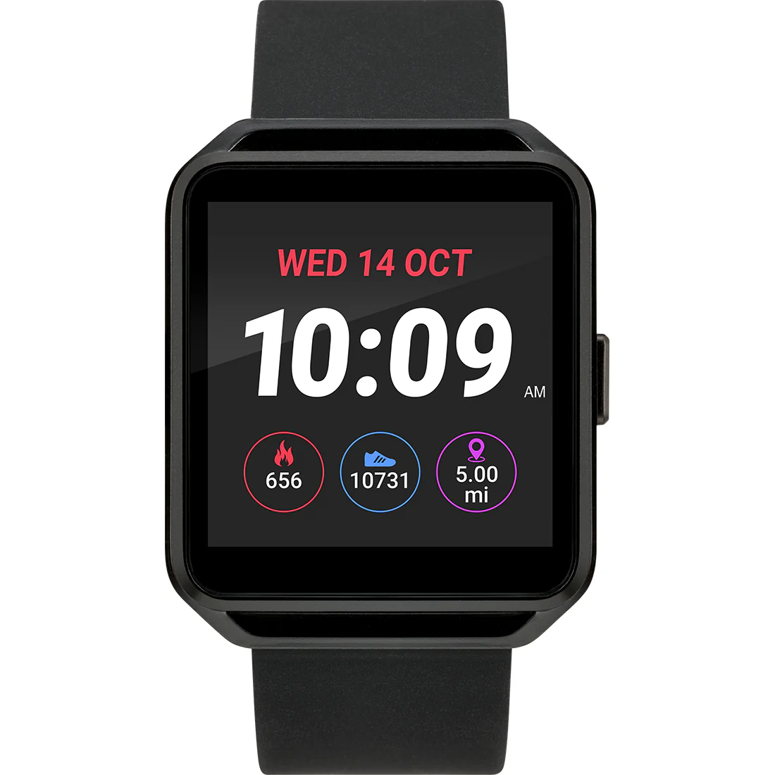 Timex Helix Unisex Tech Digital Dial Rectangle Case iConnect - Smartwatch Function Watch -TW5M31200