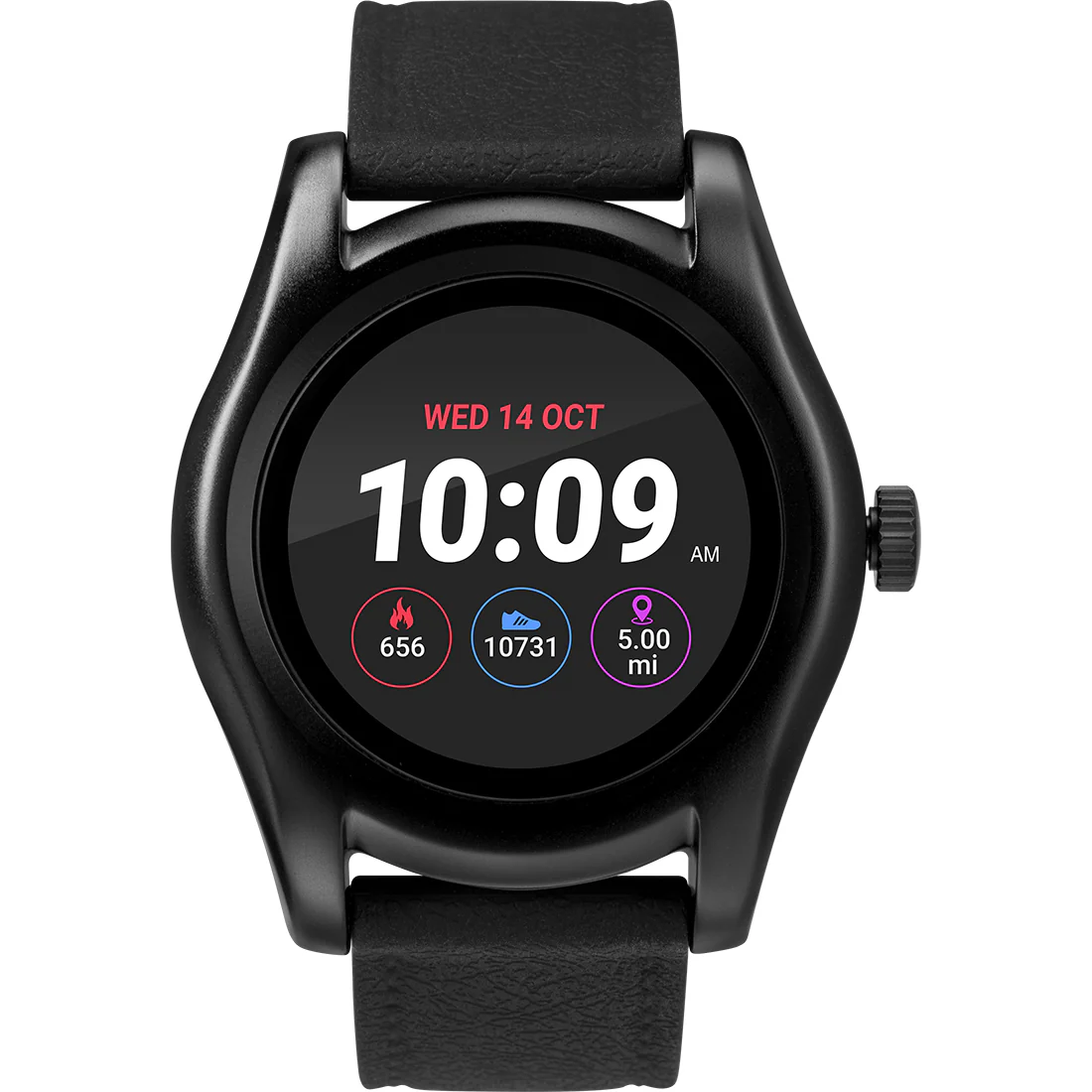 Timex Helix Unisex Tech Digital Dial Round Case iConnect - Smartwatch Function Watch -TW5M31500
