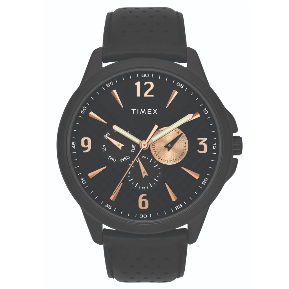 Timex Fashion Men's Silver Dial Round Case Multifunction Function Watch -TWEG16519