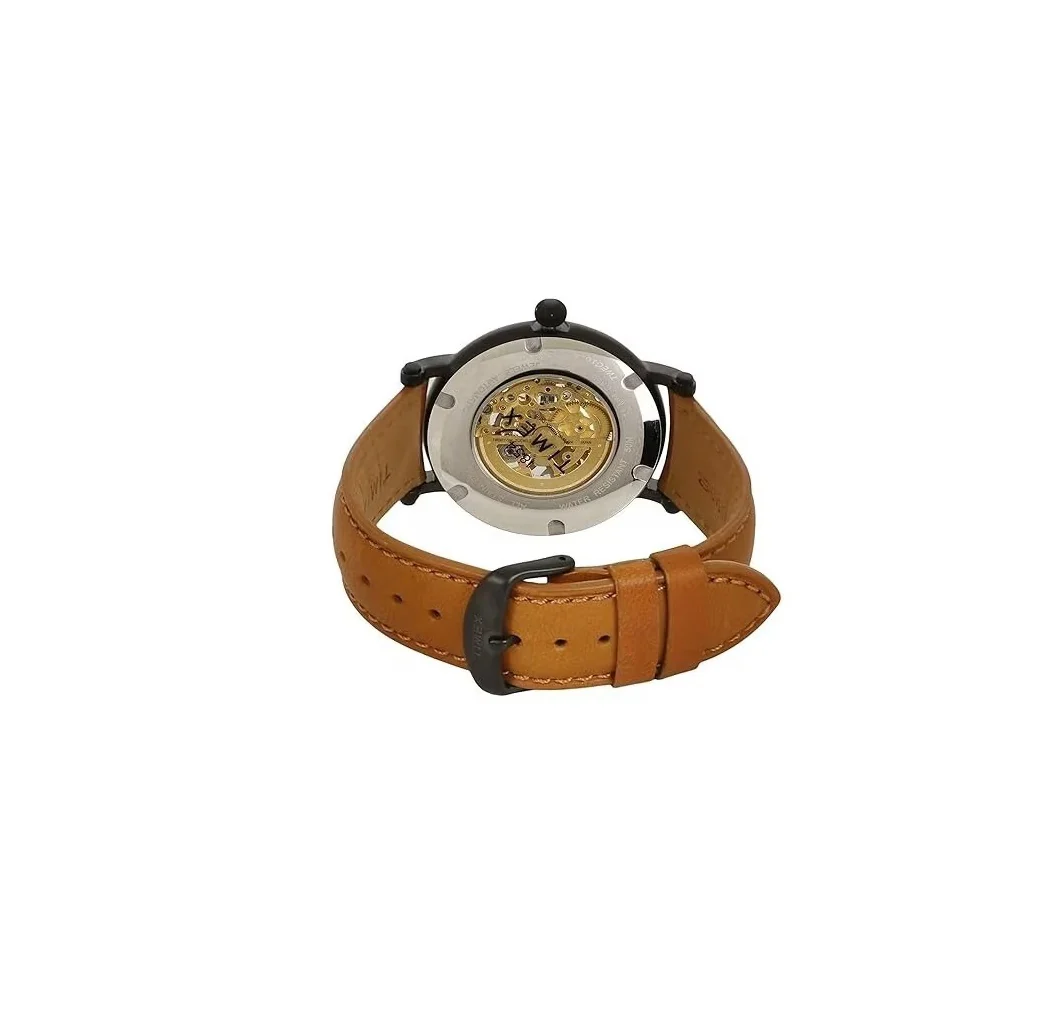 Timex E Class Men's Blue Dial Round Case Automatic Function Watch -TWEG16711 - Image 3