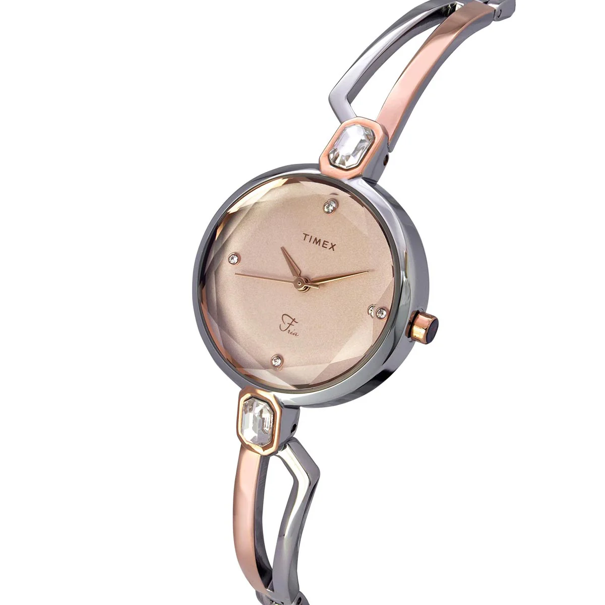 Timex Fria Women Rose Gold Round Analog Watch - TWEL15101 - Image 2