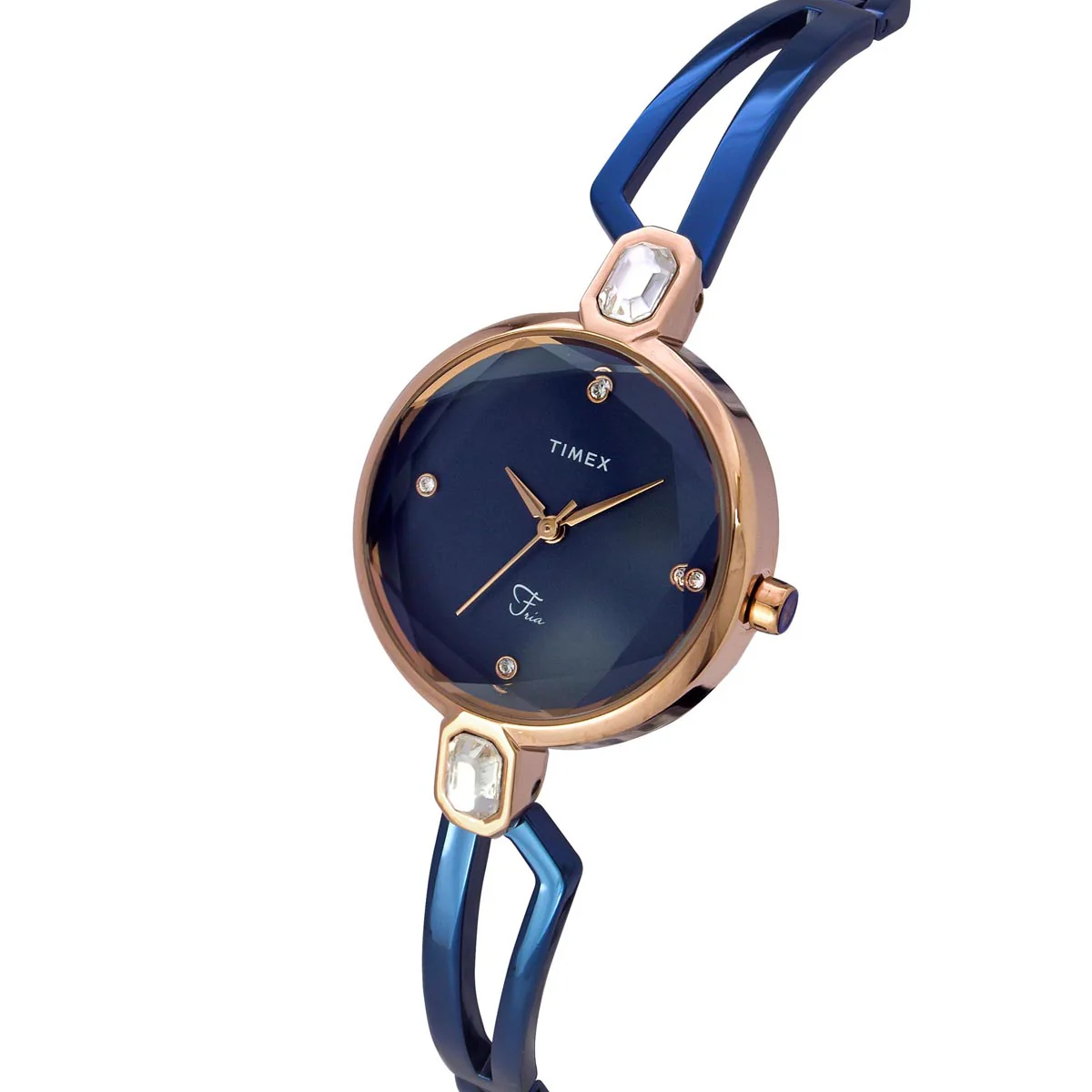 Timex Fria Women Blue Round Analog Watch - TWEL15102 - Image 2