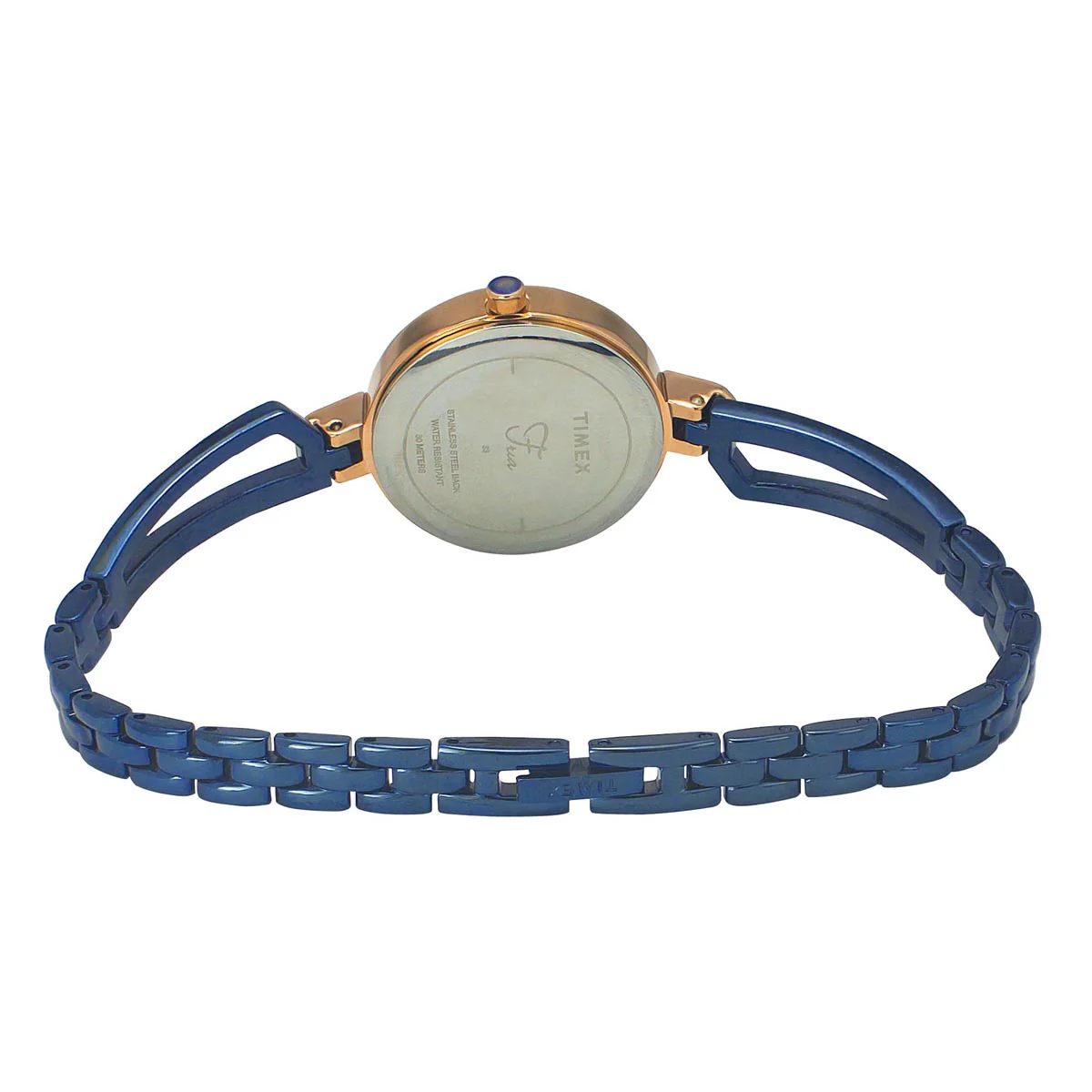 Timex Fria Women Blue Round Analog Watch - TWEL15102 - Image 5