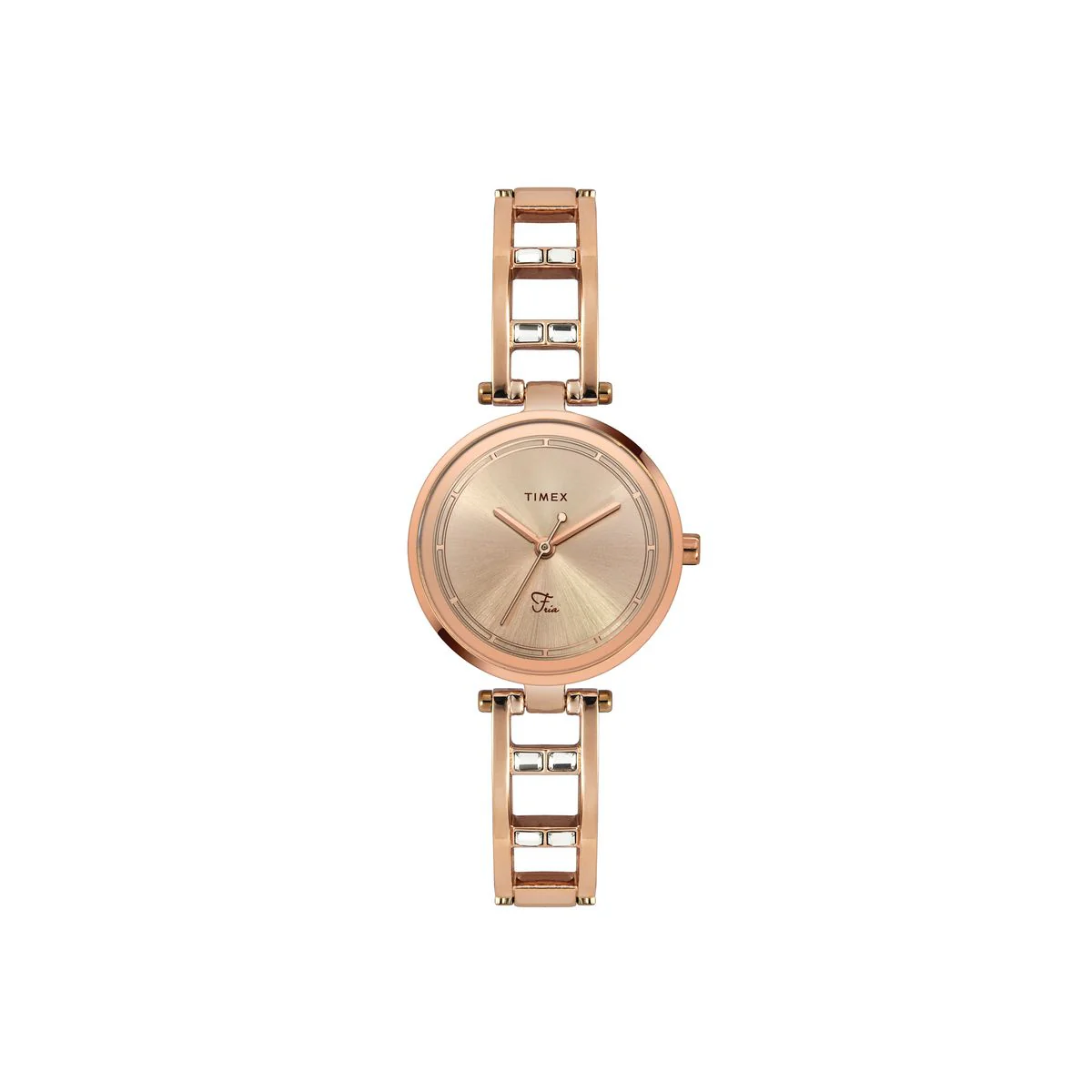 Timex Fria Women Rose Gold Round Analog Watch - TWEL15300