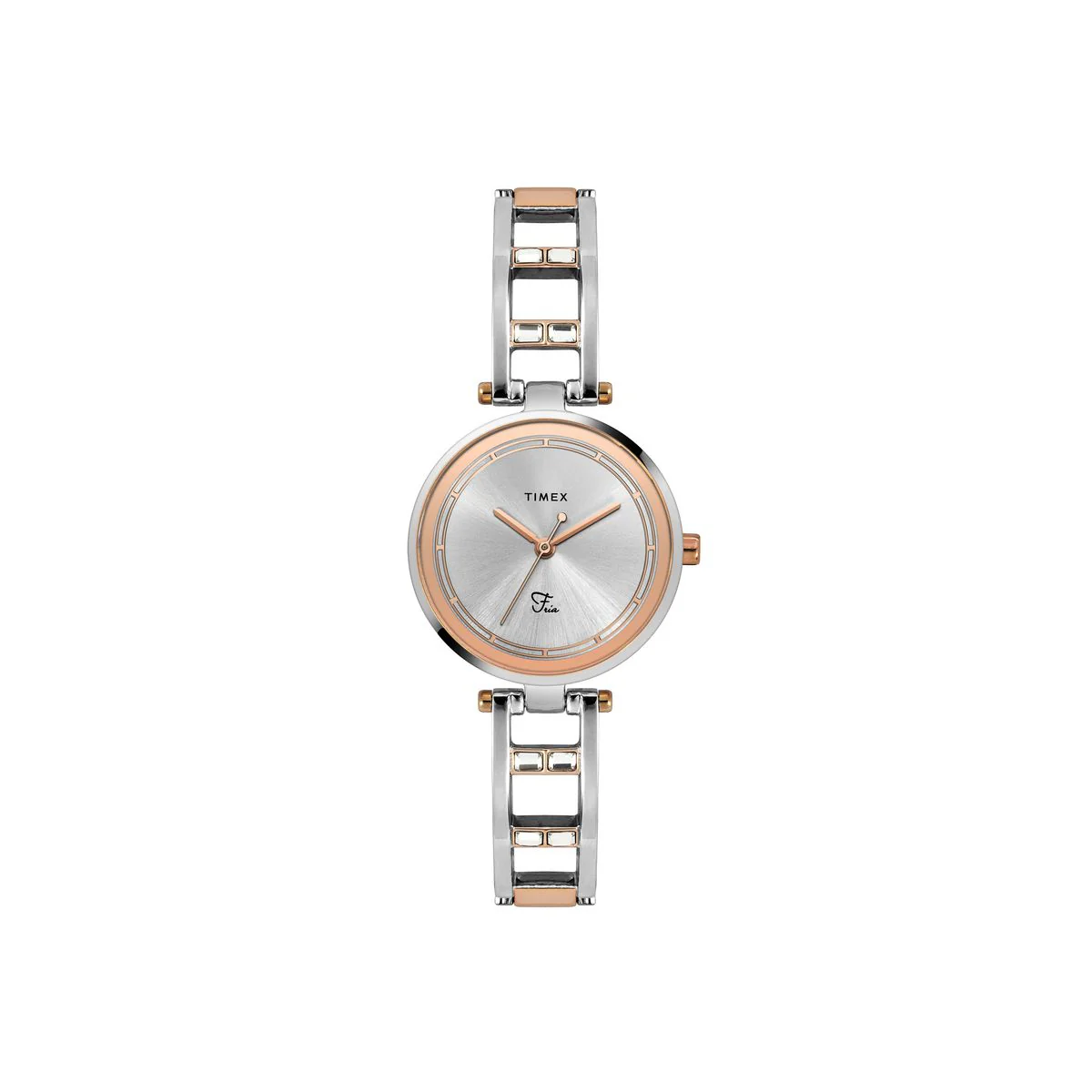 Timex Fria Women Silver Round Analog Watch - TWEL15301