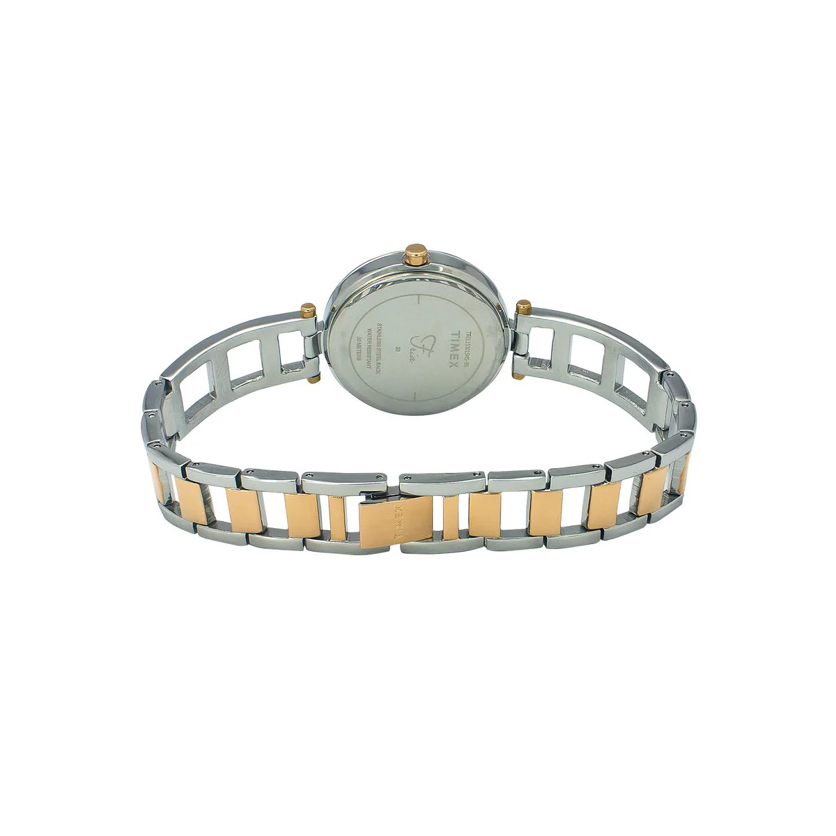 Timex Fria Women Silver Round Analog Watch - TWEL15301 - Image 3