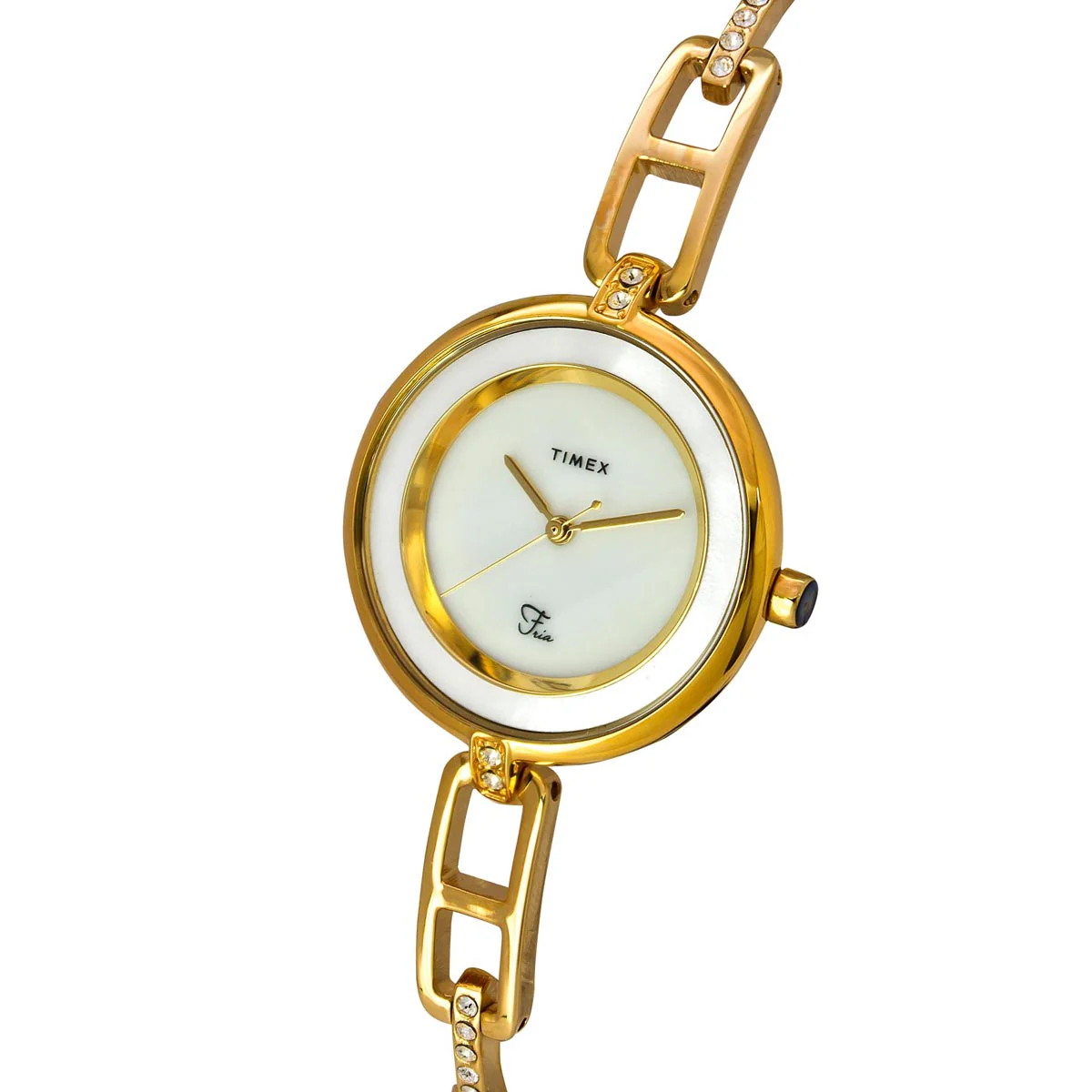 Timex Fria Women Off White Round Analog Watch - TWEL15401 - Image 2