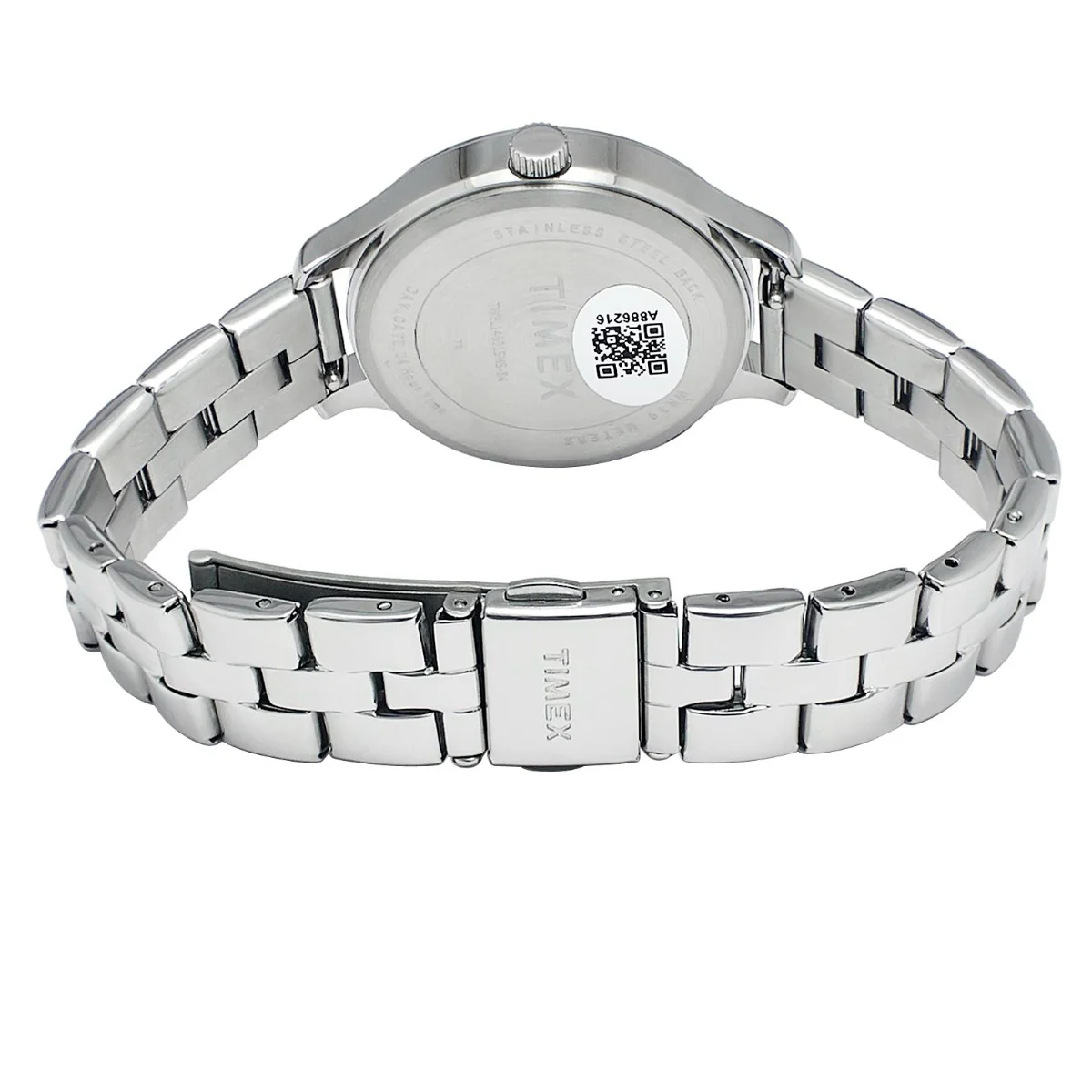 Timex Fashion Women's Silver Dial Round Case Multifunction Function Watch -TWEL14800 - Image 5