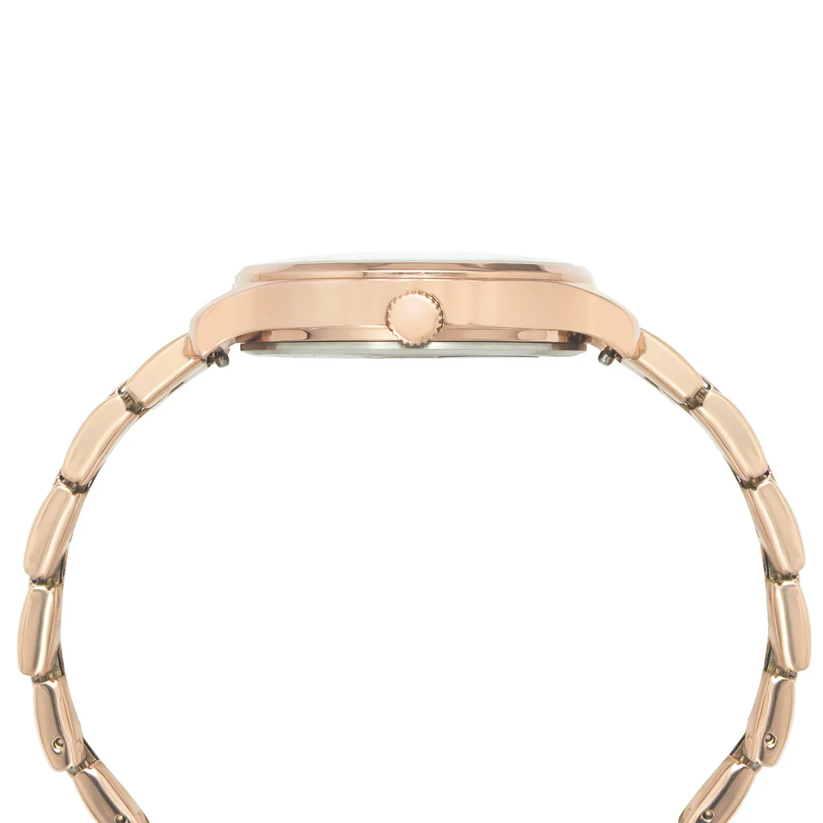 Timex Fashion Women's Rose Gold Dial Round Case Multifunction Function Watch -TWEL14803 - Image 4
