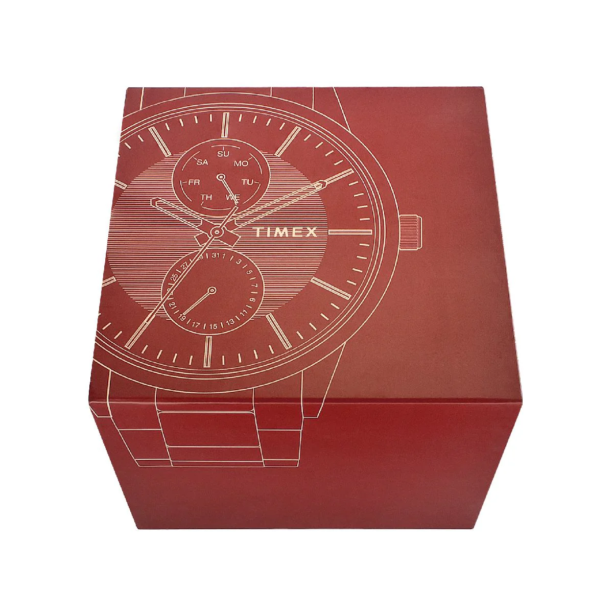 Timex Fashion Women's Rose Gold Dial Round Case Multifunction Function Watch -TWEL14803 - Image 7