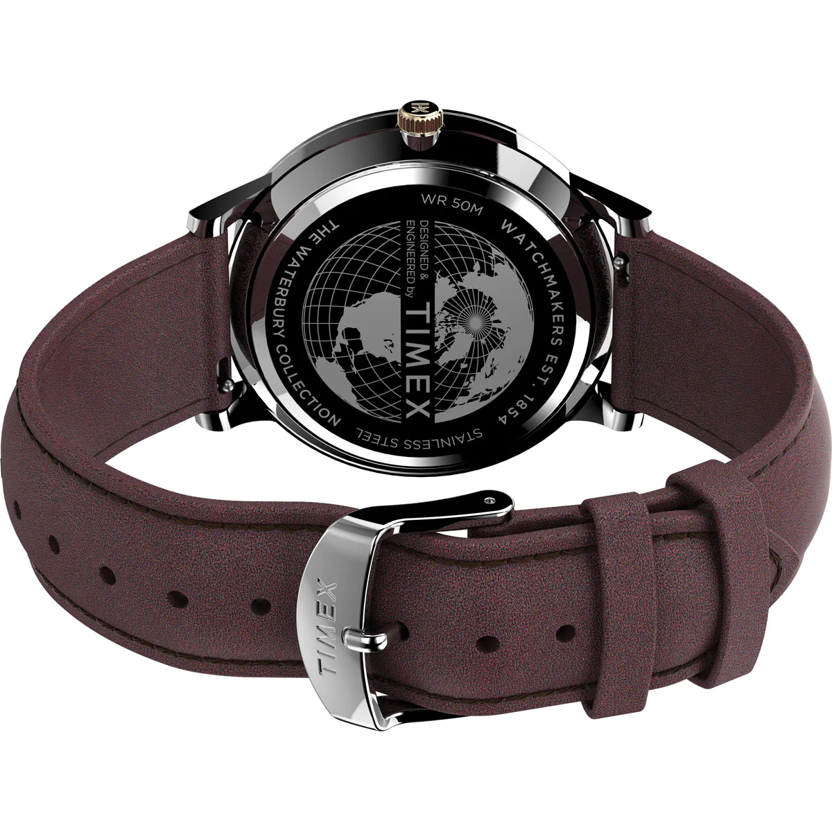 Timex Heritage Collection Men's Quartz Analog Stainless Steel Dial Round Case Stainless-Steel Function Watch -TW2V28800 - Image 4