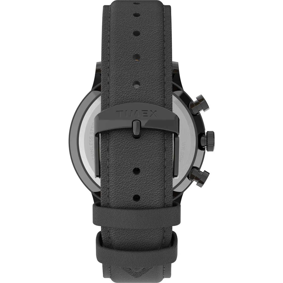 Timex Heritage Collection Men's Quartz Analog Gunmetal Dial Round Case Chronograph Function Watch -TW2U04900 - Image 2