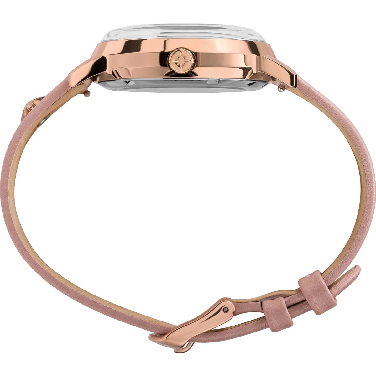 Timex Global Women's Rose Gold-Tone Dial Case Automatic Function Watch -TW2U54700 - Image 2