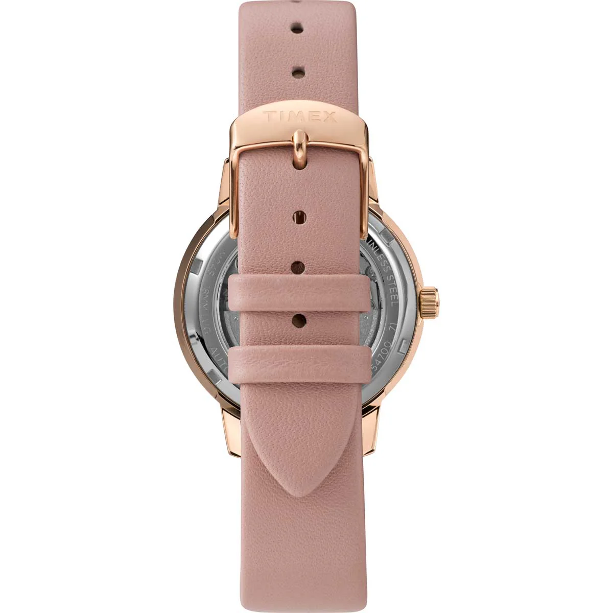 Timex Global Women's Rose Gold-Tone Dial Case Automatic Function Watch -TW2U54700 - Image 4